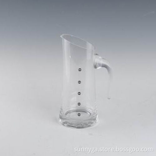 Clear Decanter with Circle Decal